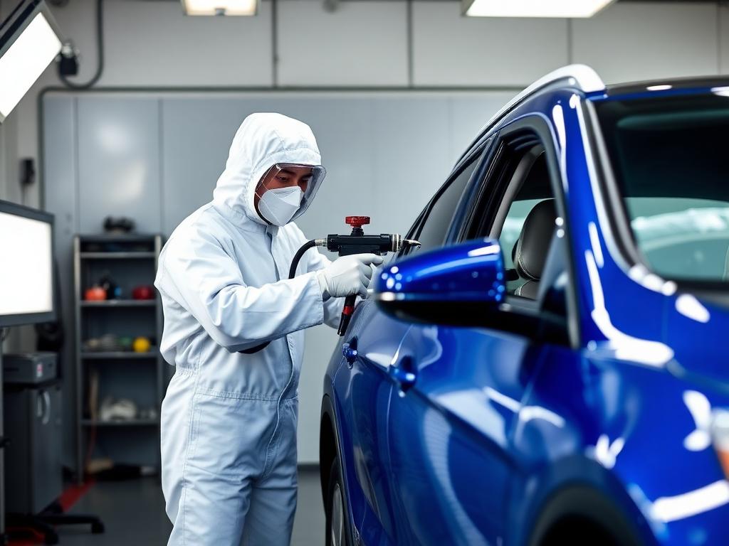 2022 Subaru Outback: Full panel refinish in factory blue metallic